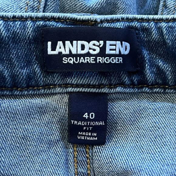 Lands’ End Men’s Comfort-First Square Rigger Jeans Size 40 - Picture 6 of 7